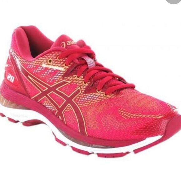 Asics Womens Gel Nimbus 20 T850N Pink Running Shoes Sneakers Size 8.5 Medium - Picture 5 of 15